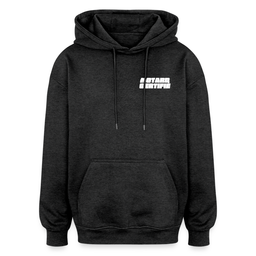 Oversized Unisex Hoodie - charcoal grey