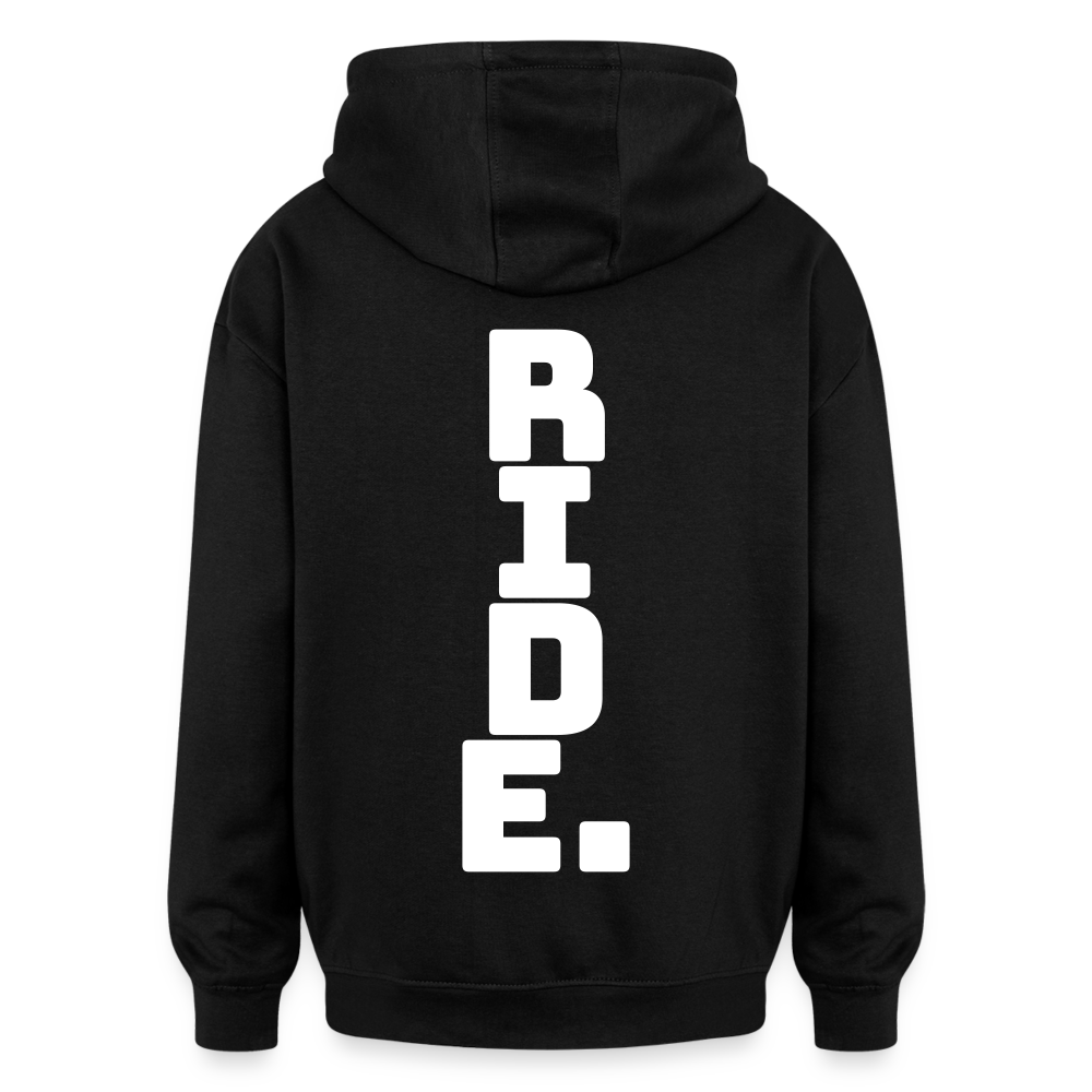 Oversized Unisex Hoodie - black