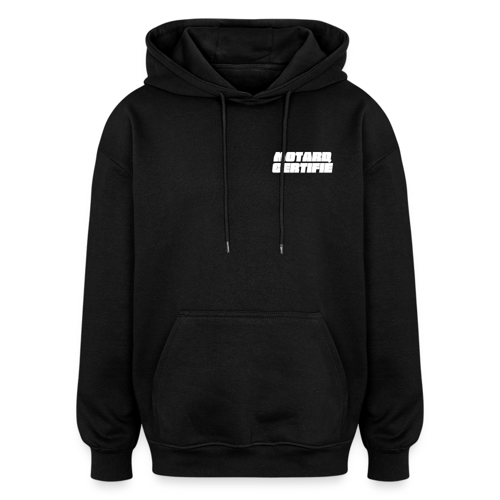 Oversized Unisex Hoodie - black