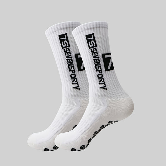 1 paire de chaussettes sport anti dérapant taille unique - Épaisseur standard