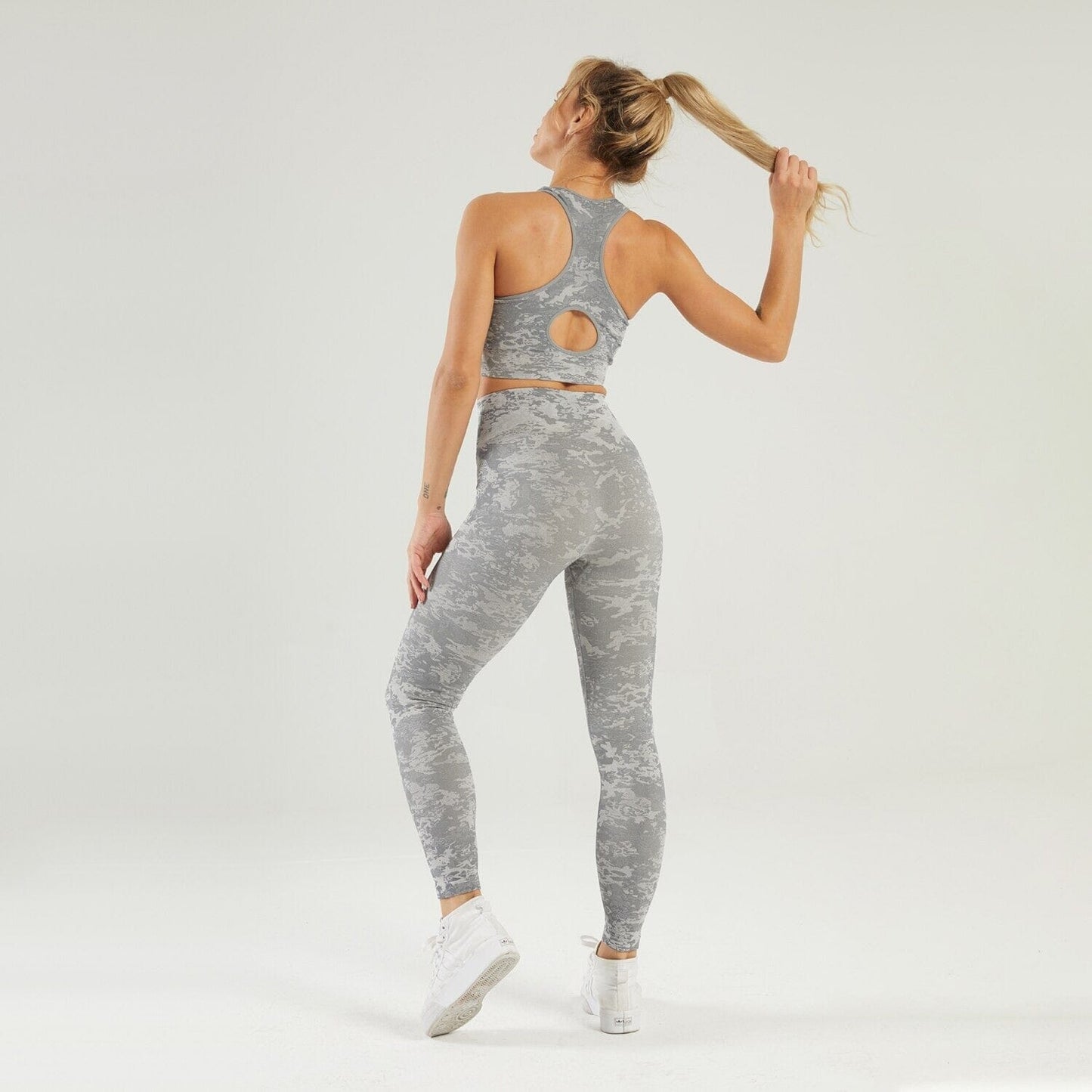 Ensemble Sport Legging et Soutien-Gorge Camouflage