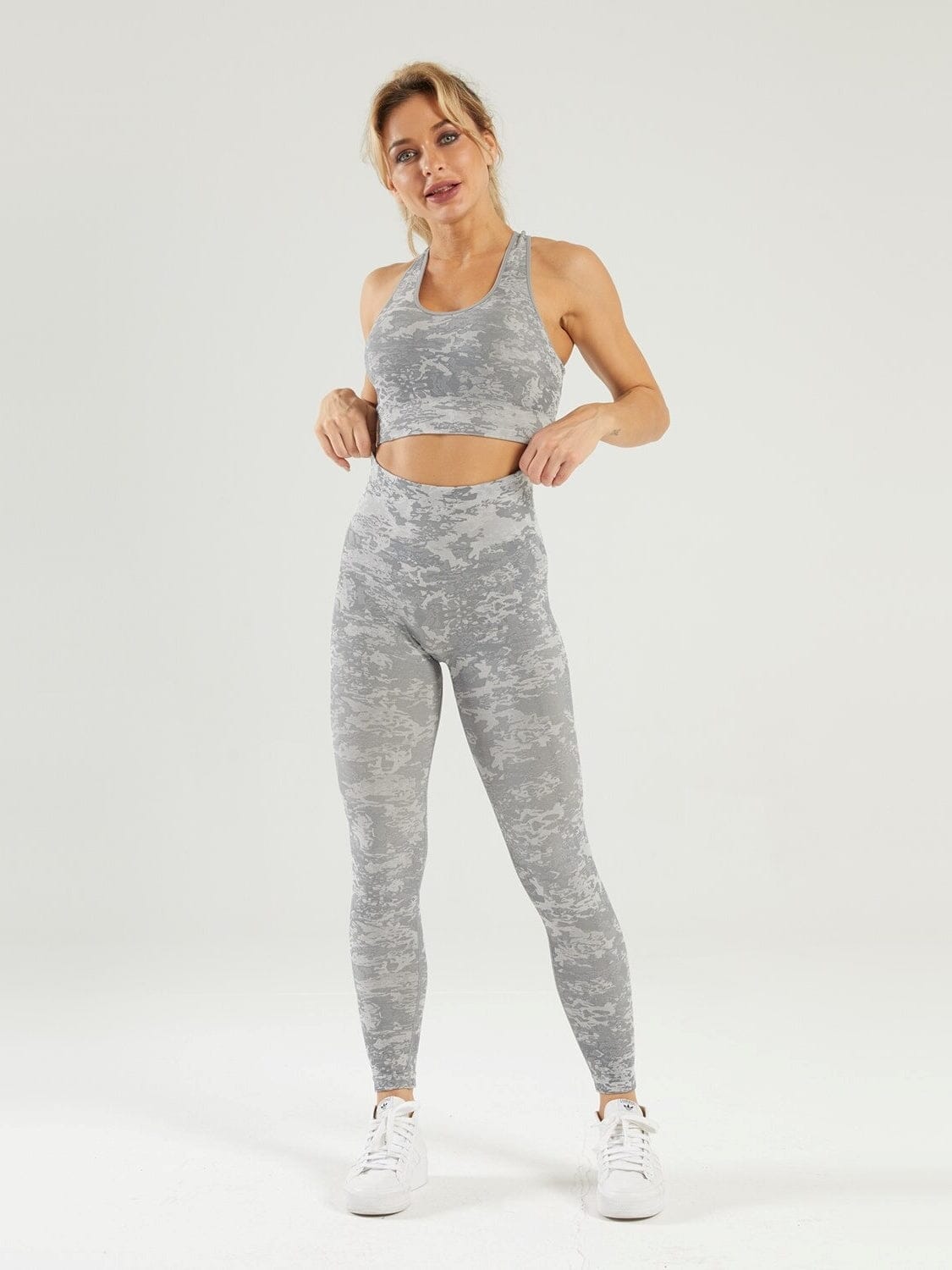 Ensemble Sport Legging et Soutien-Gorge Camouflage