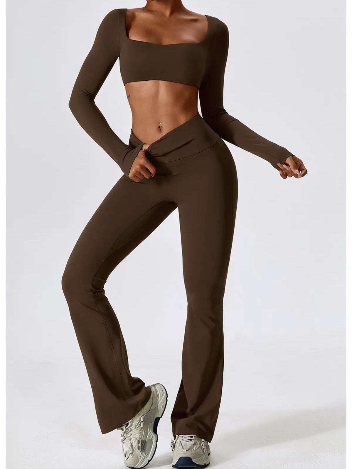 Ensemble Sport Legging Évasé Push Up