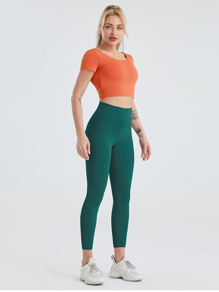 Ensemble Sport Legging T-shirt Manches Courtes