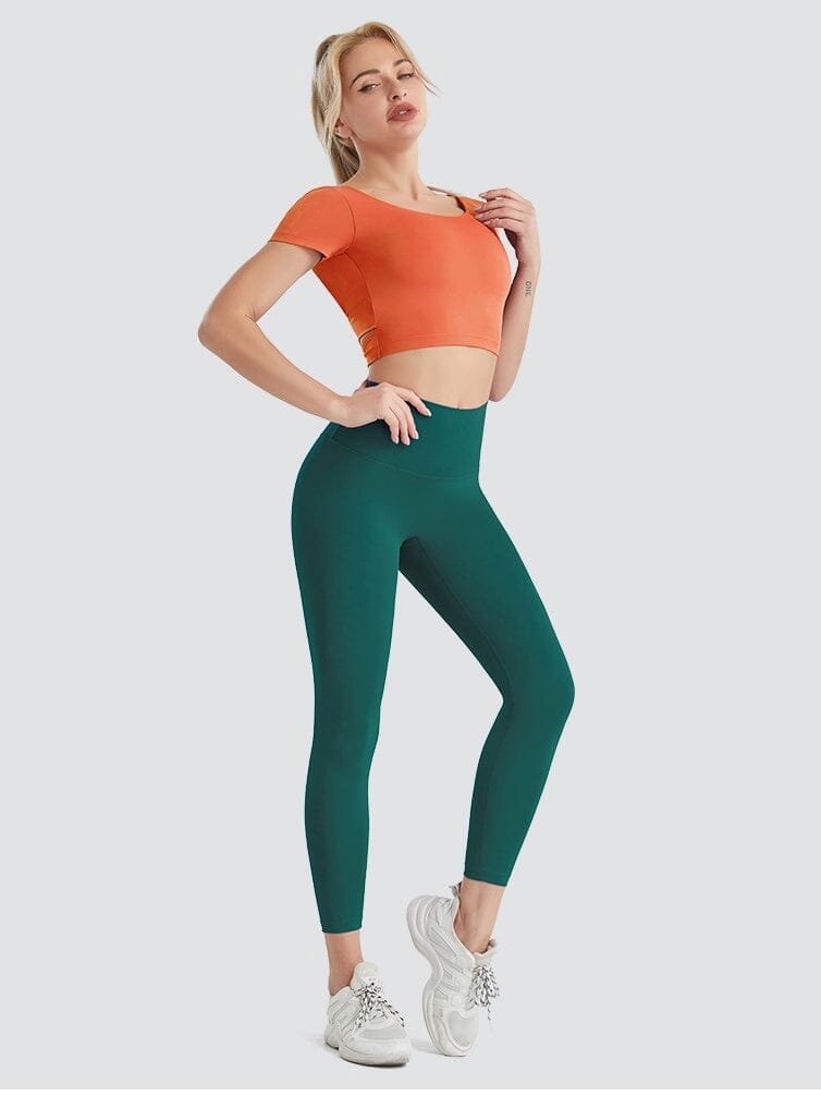 Ensemble Sport Legging T-shirt Manches Courtes