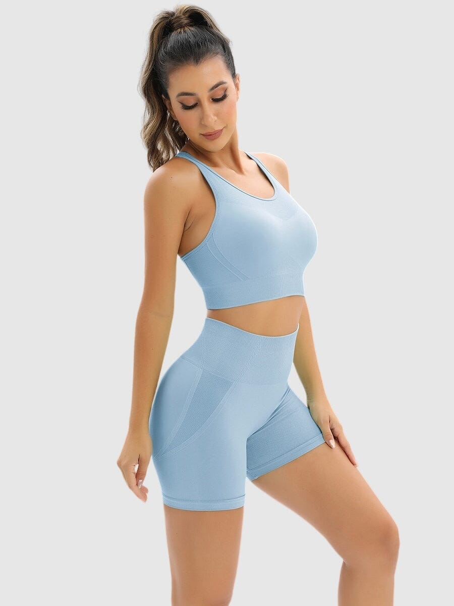 Ensemble Sport Push Up, Short et Brassière