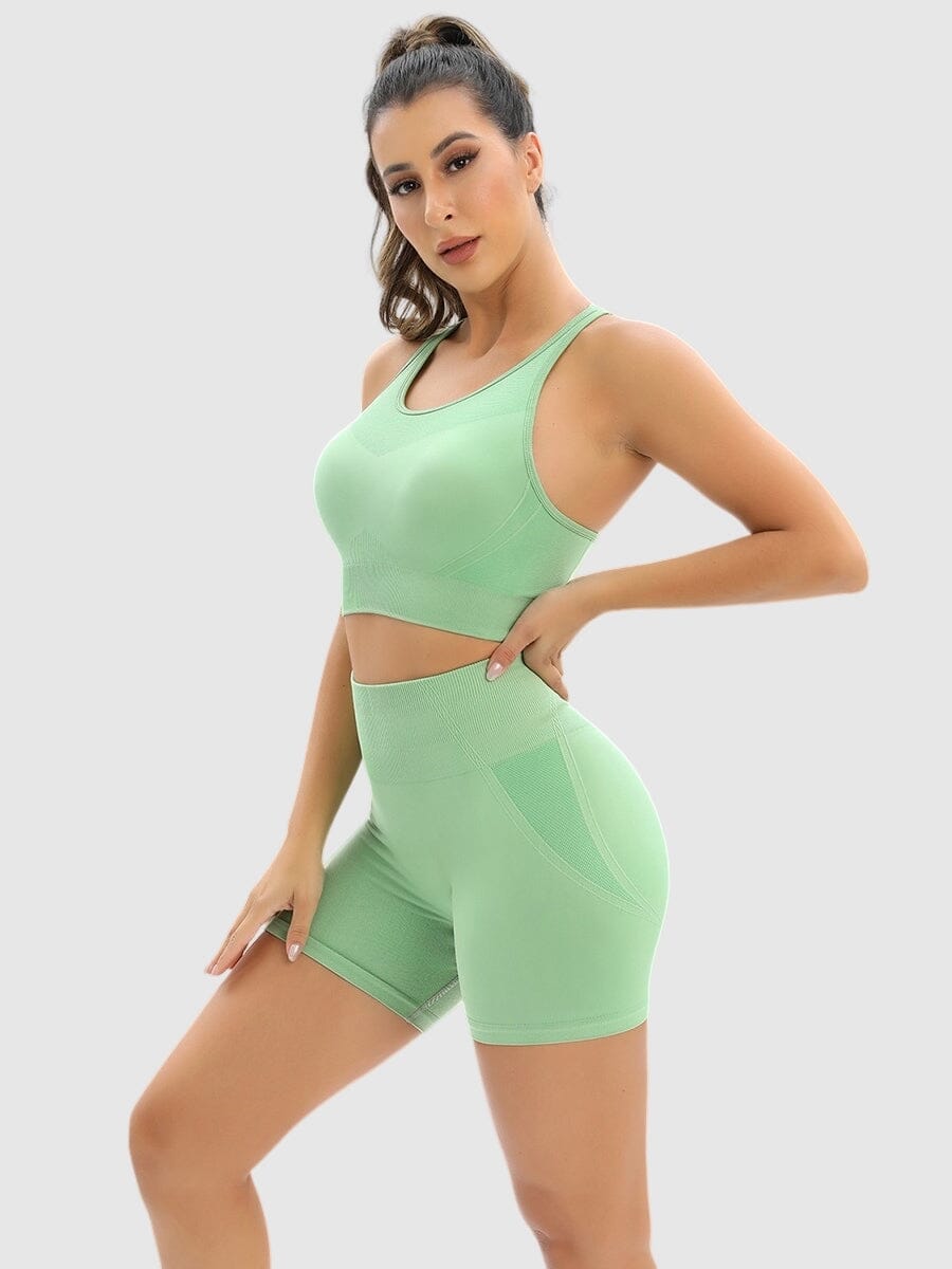 Ensemble Sport Push Up, Short et Brassière