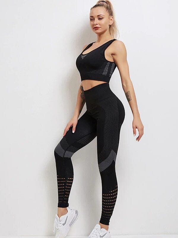 Ensemble Sport Sans Couture, Legging et Brassière