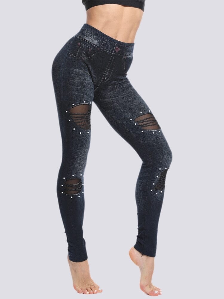 Jegging Troué