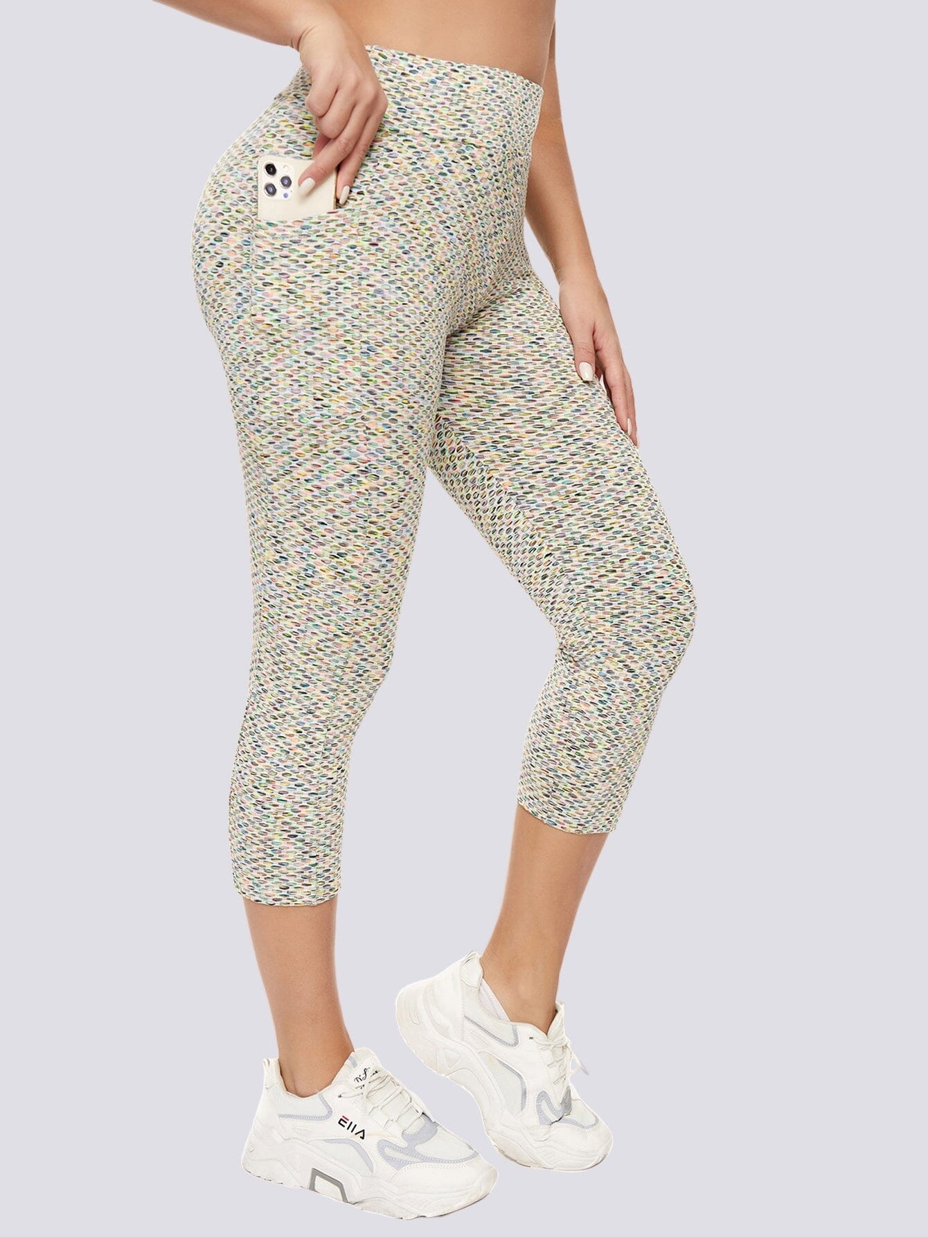 Legging 3/4 Push Up Poche