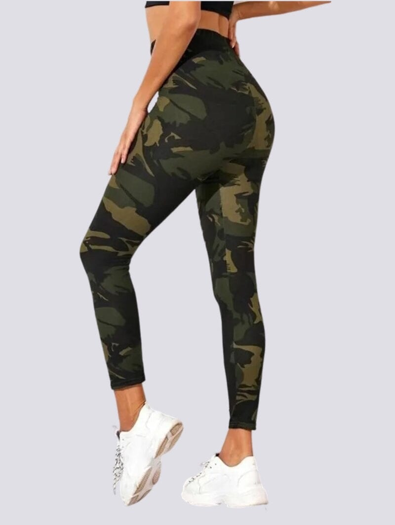 Legging Camouflage Troué Sport