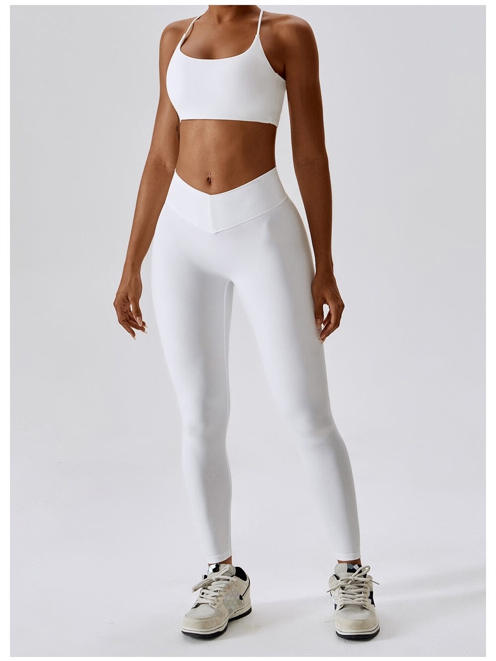 Legging Ceinture Vente Plat Push Up (Sans Couture)