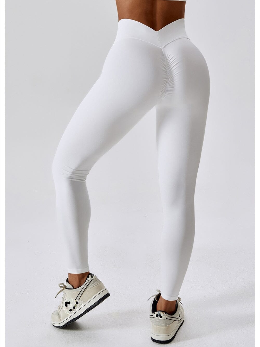 Legging Ceinture Vente Plat Push Up (Sans Couture)