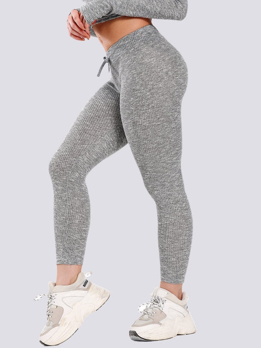 Legging Côtelé Taille Haute - Sport