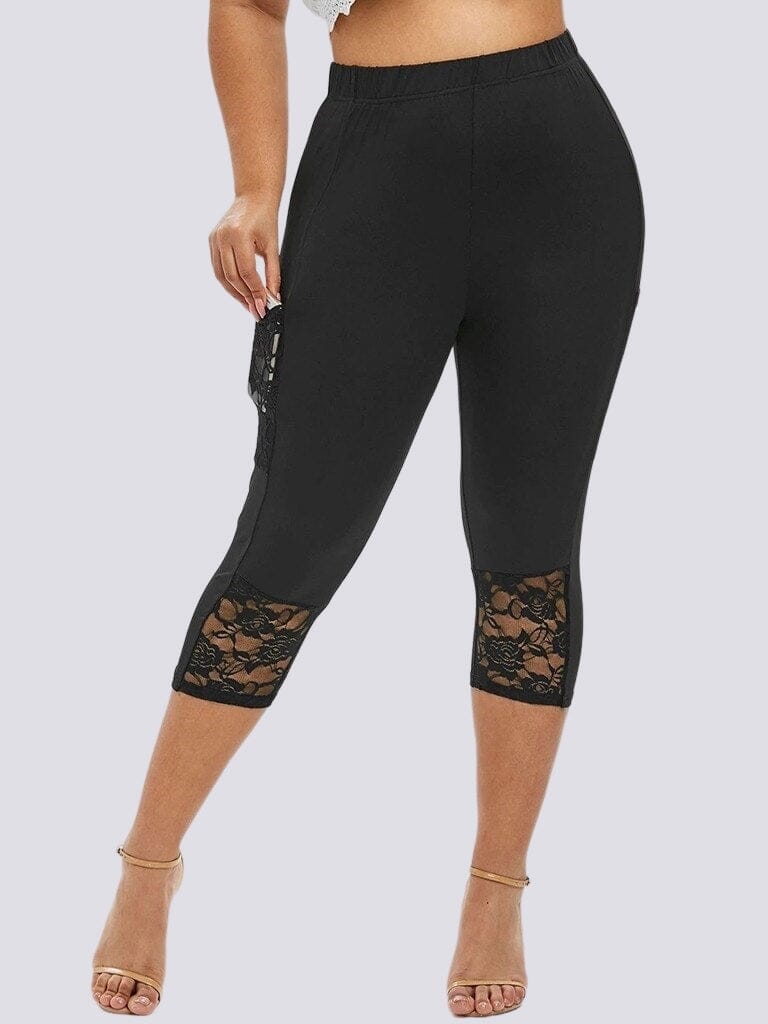 Legging Court Grande Taille (Poche)