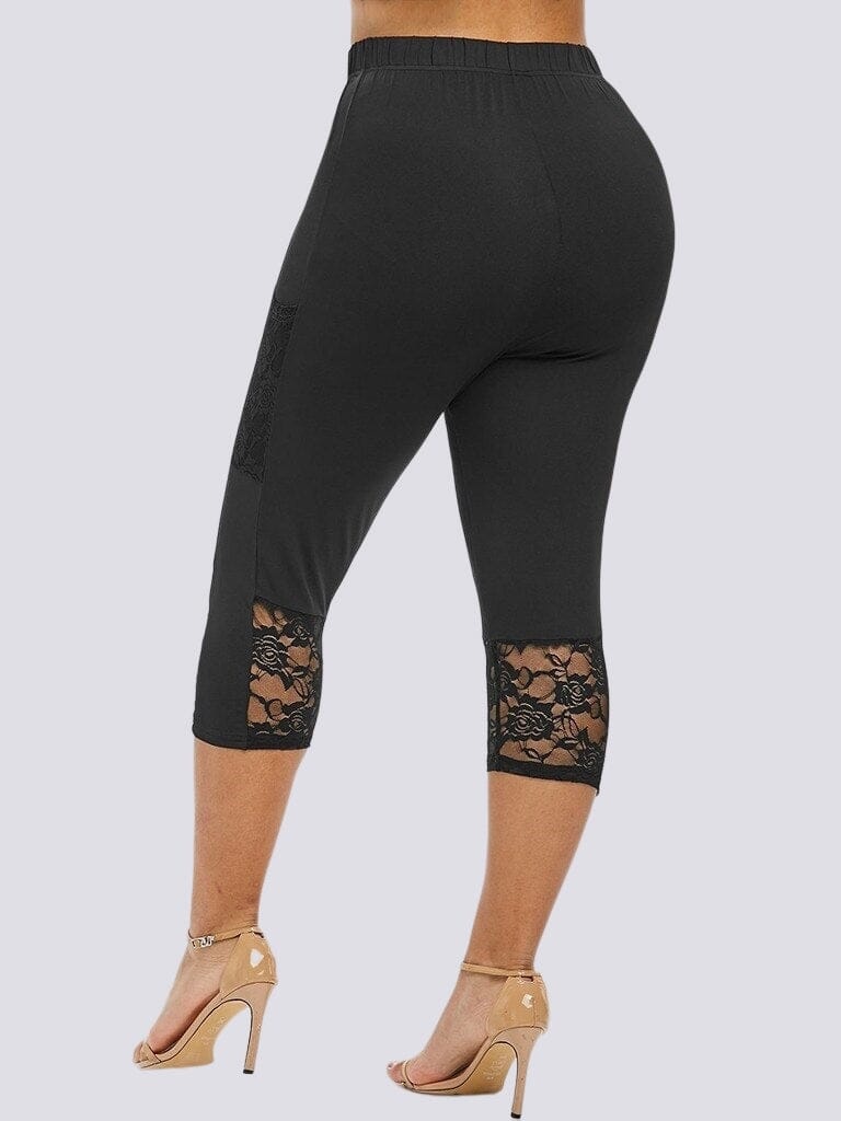 Legging Court Grande Taille (Poche)