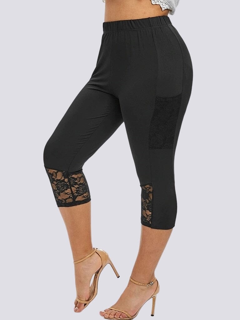 Legging Court Grande Taille (Poche)