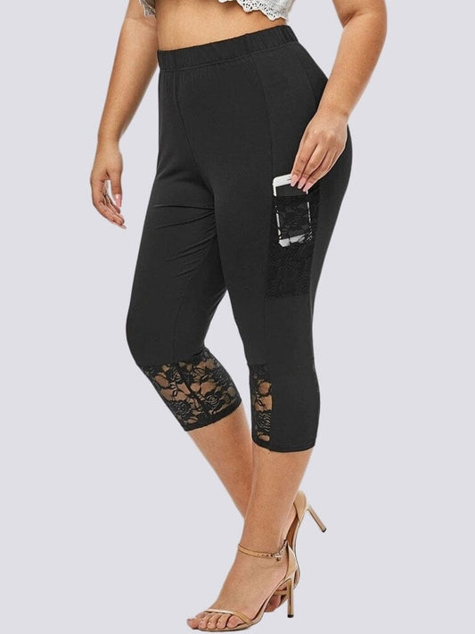 Legging Court Grande Taille (Poche)