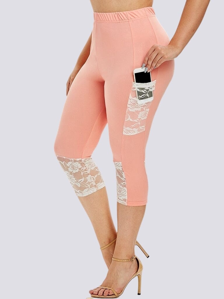 Legging Court Grande Taille (Poche)