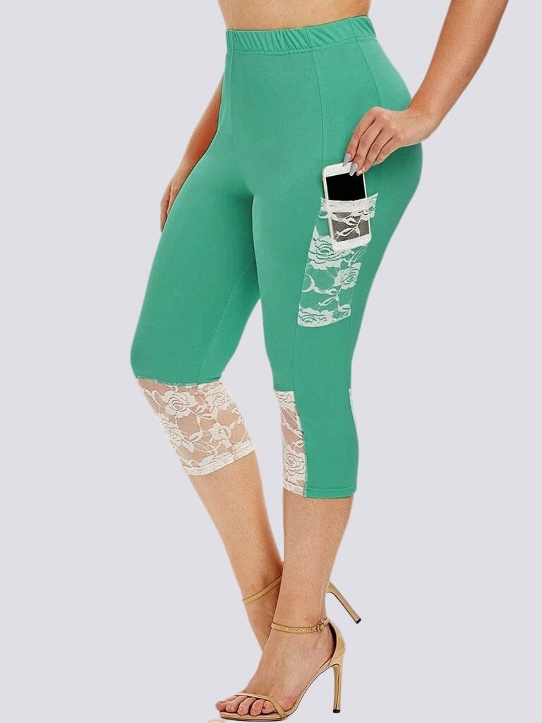 Legging Court Grande Taille (Poche)