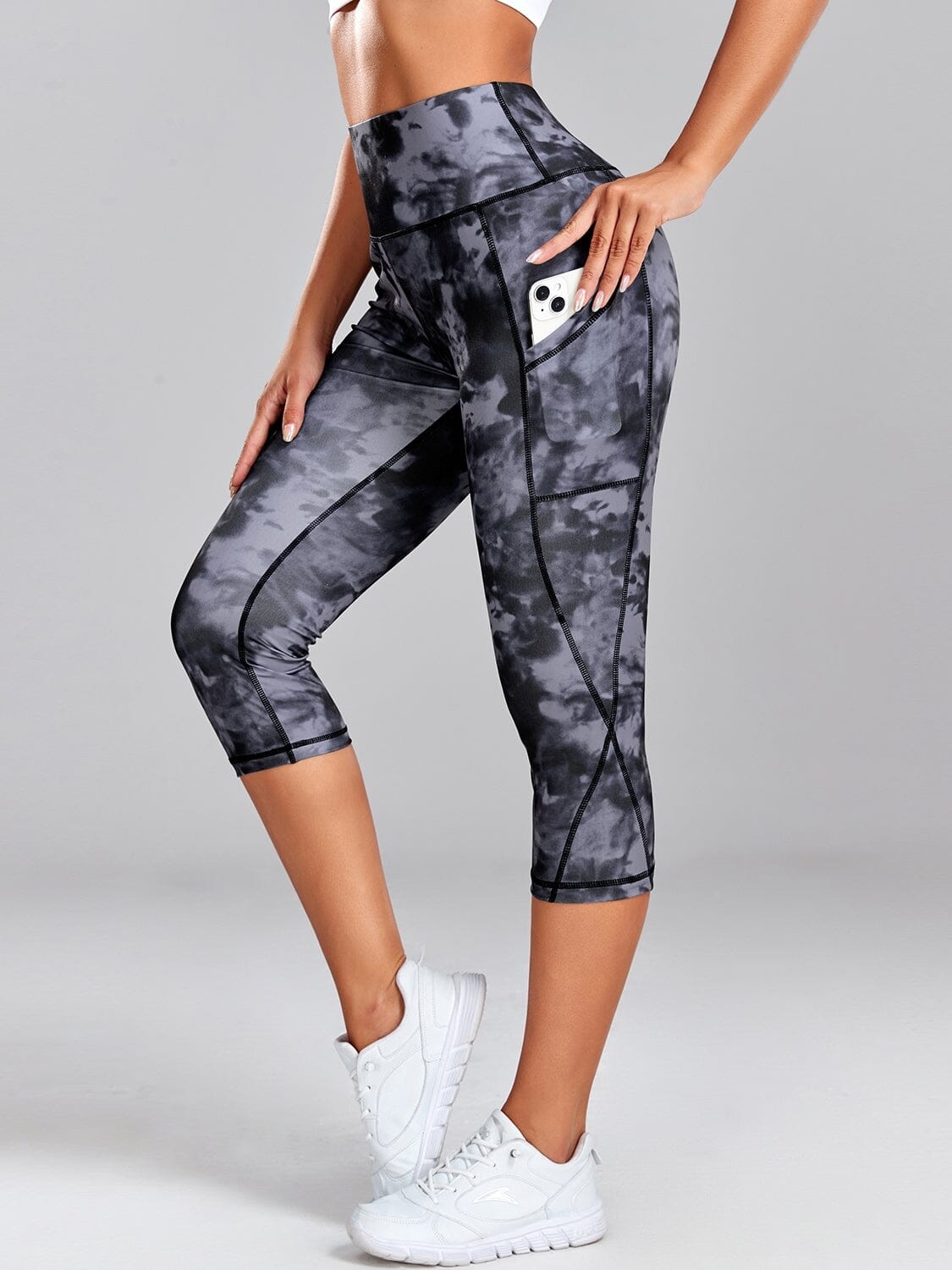 Legging Court Tie Dye Poche