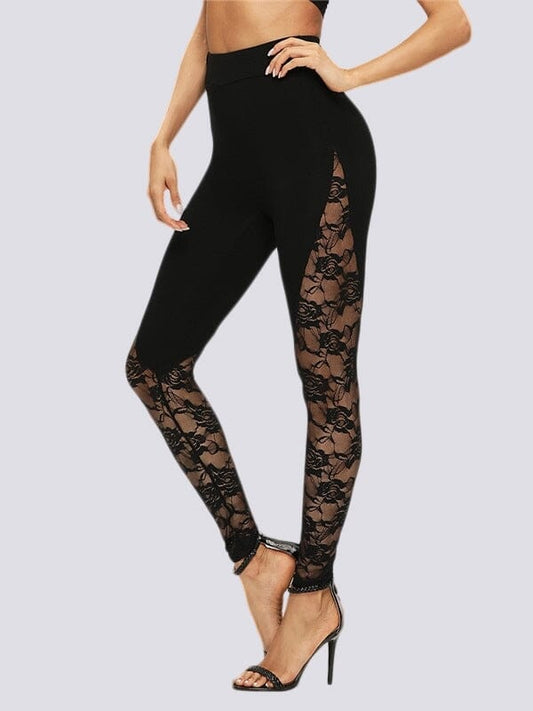 Legging Dentelle Noir