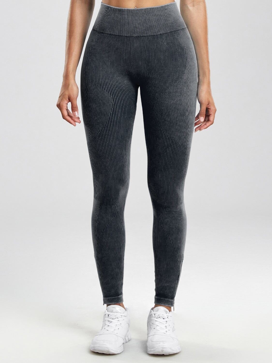 Legging Fermeture Éclair Push Up (Sans Couture)