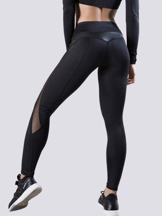 Legging Fitness Transparent Taille Haute