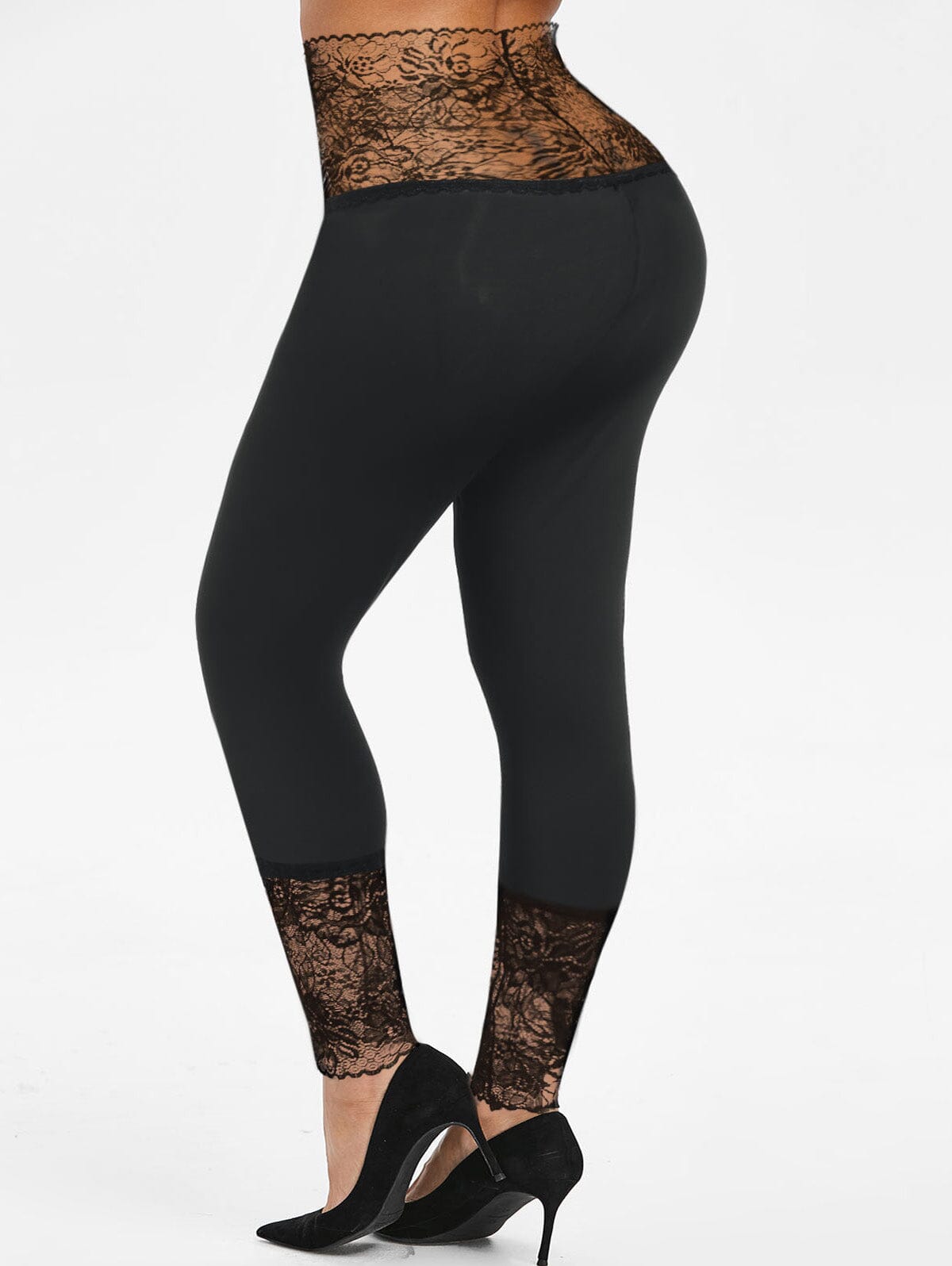 Legging Grande Taille Dentelle