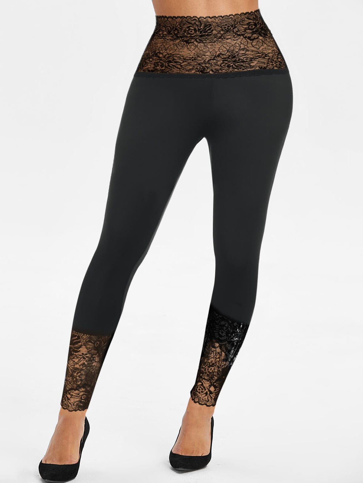 Legging Grande Taille Dentelle