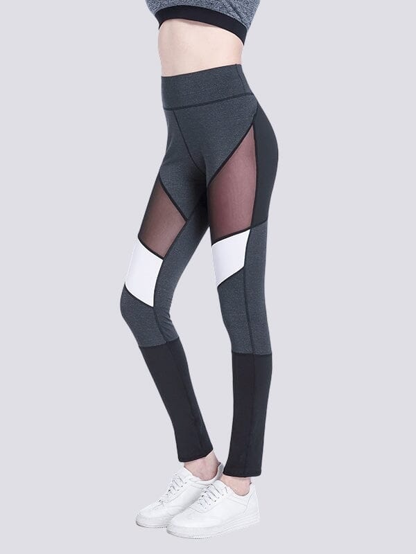 Legging Gris Chiné et Noir