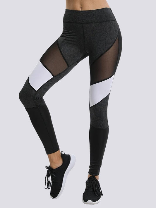 Legging Gris Chiné et Noir