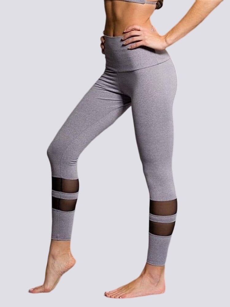 Legging Gris Taille Haute