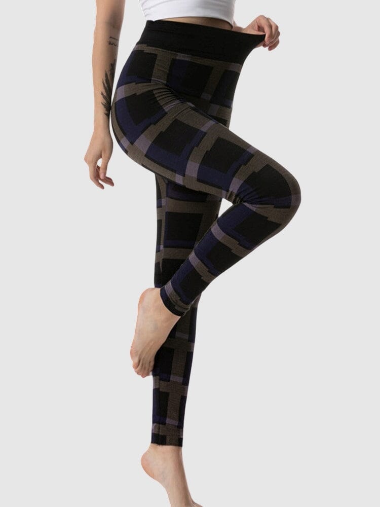 Legging Imprimé Carreaux