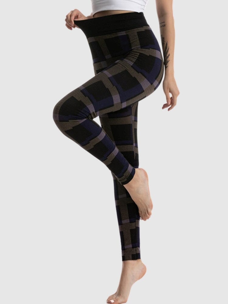 Legging Imprimé Carreaux