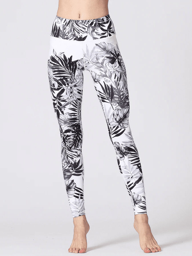 Legging Imprimé Tropical