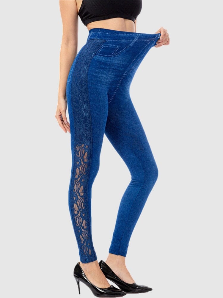 Legging Jean Taille Haute