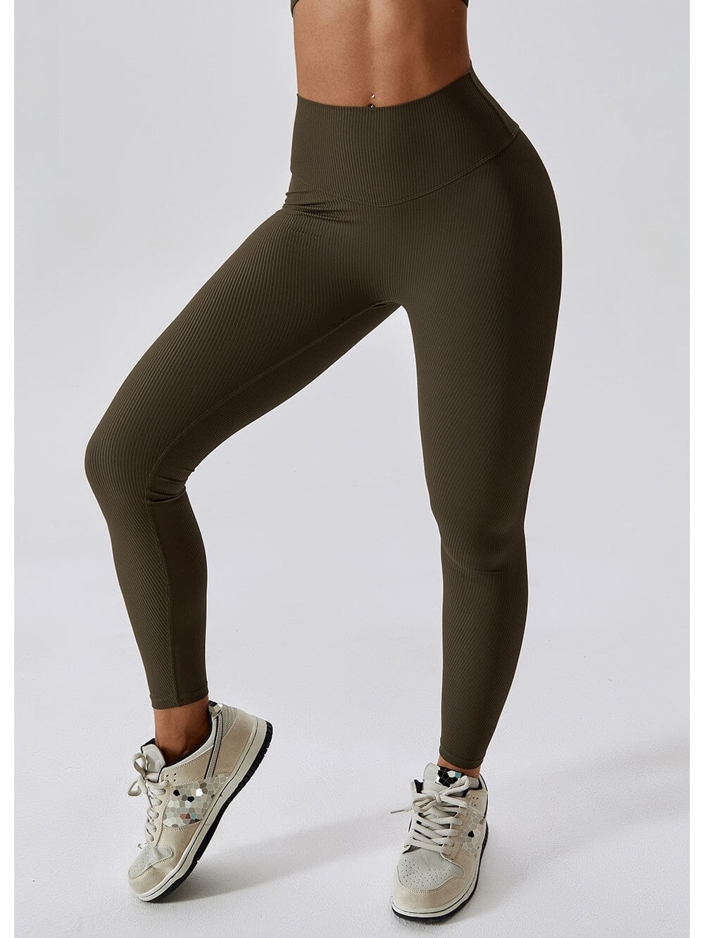 Legging Long Côtelé Push Up Sport