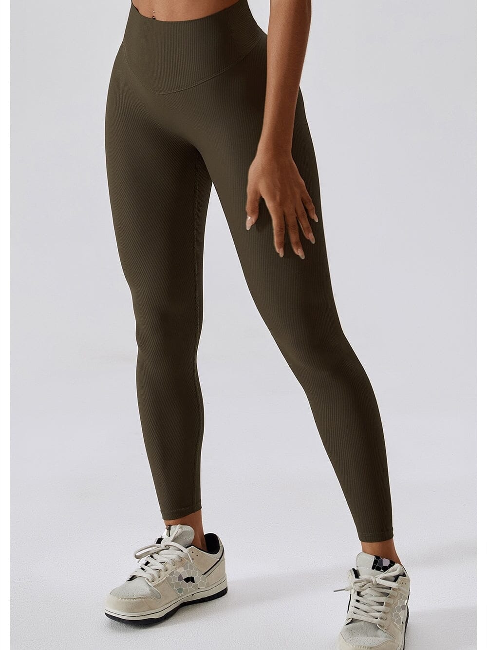 Legging Long Côtelé Push Up Sport