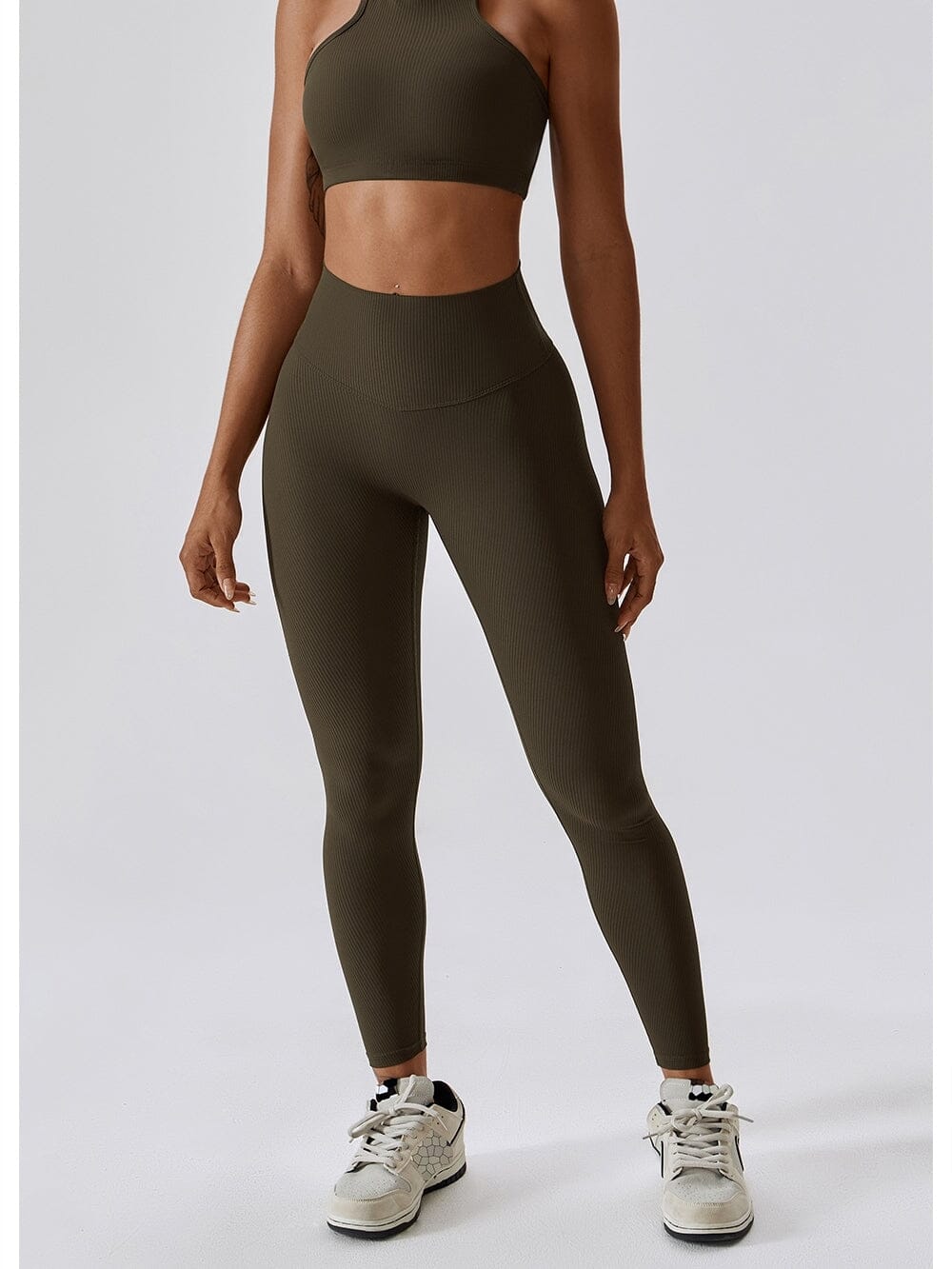 Legging Long Côtelé Push Up Sport