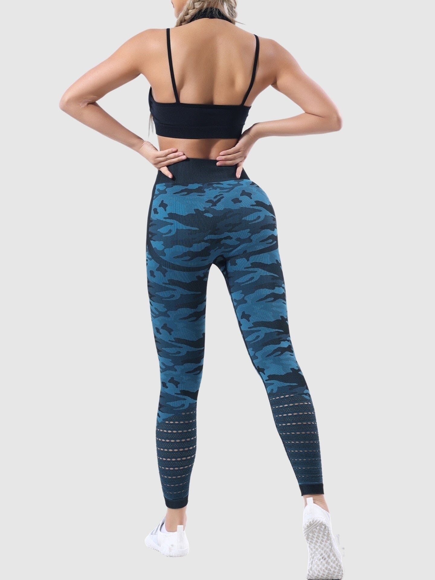 Legging Militaire Taille Haute Sans Couture