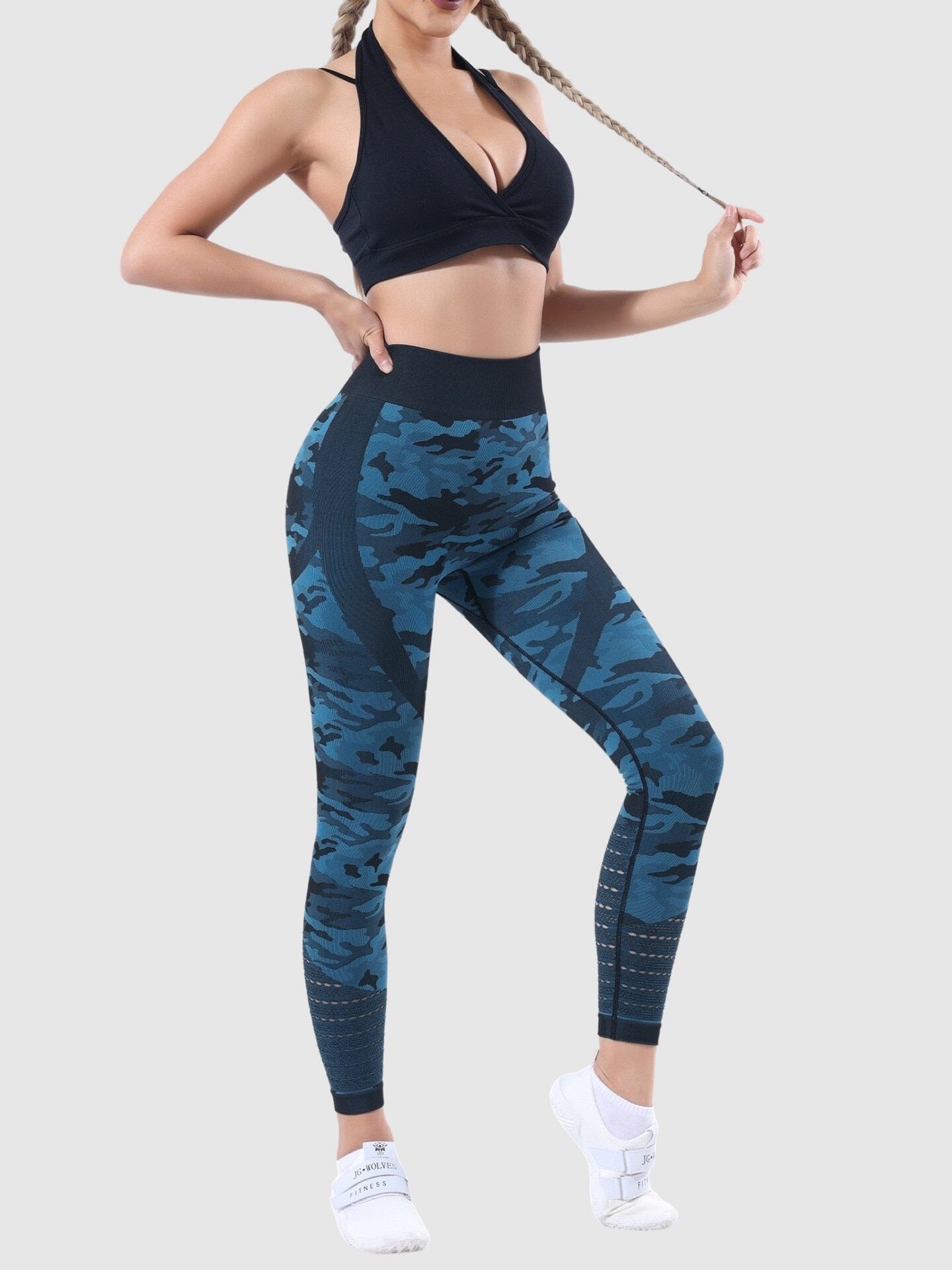 Legging Militaire Taille Haute Sans Couture