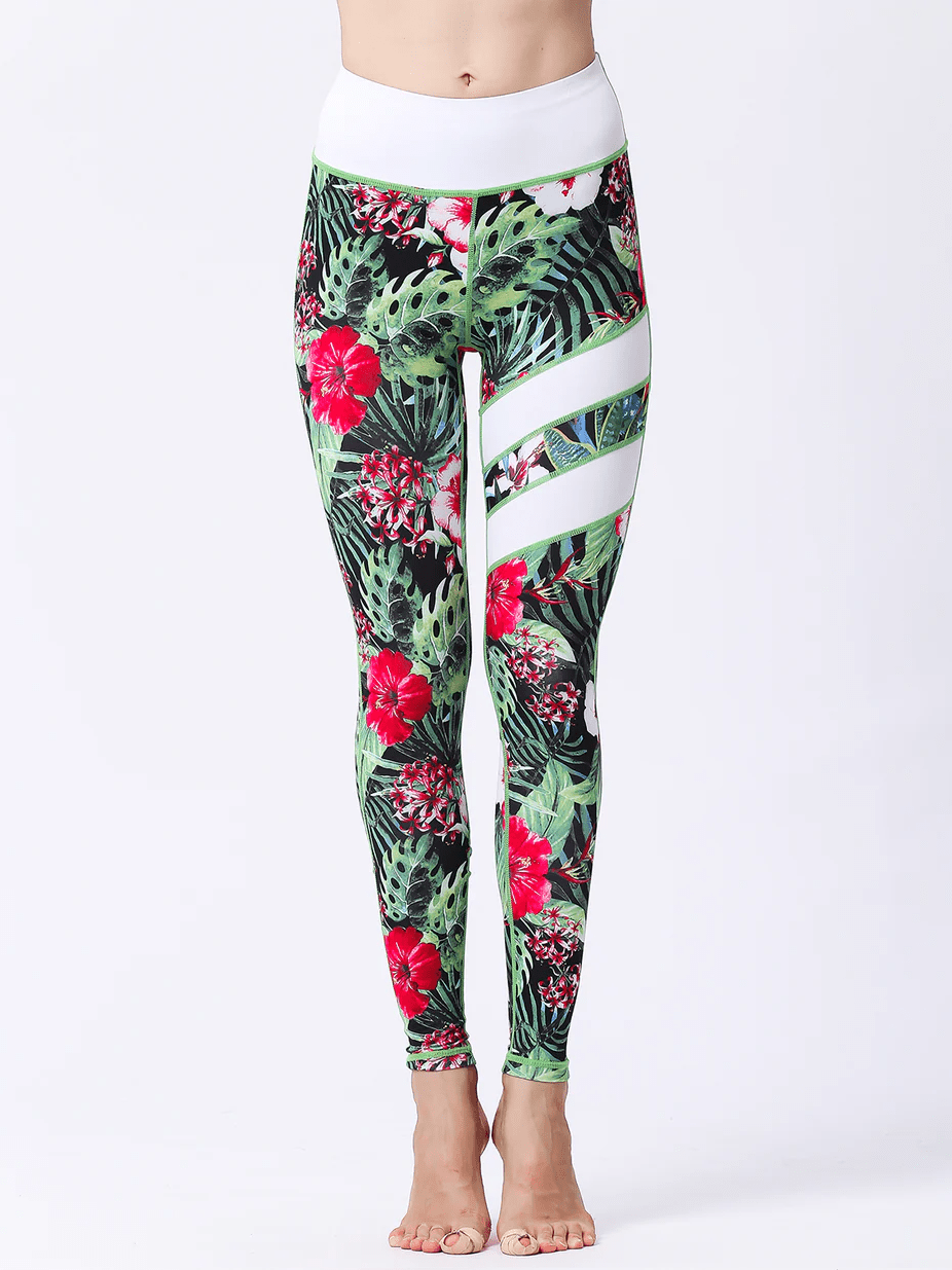 Legging Motif Floral Sport