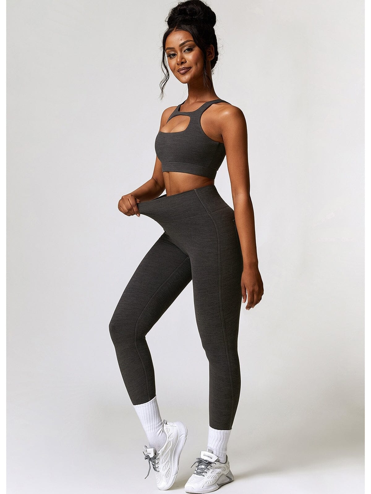 Legging Push Up Poches Chiné - Joséphine