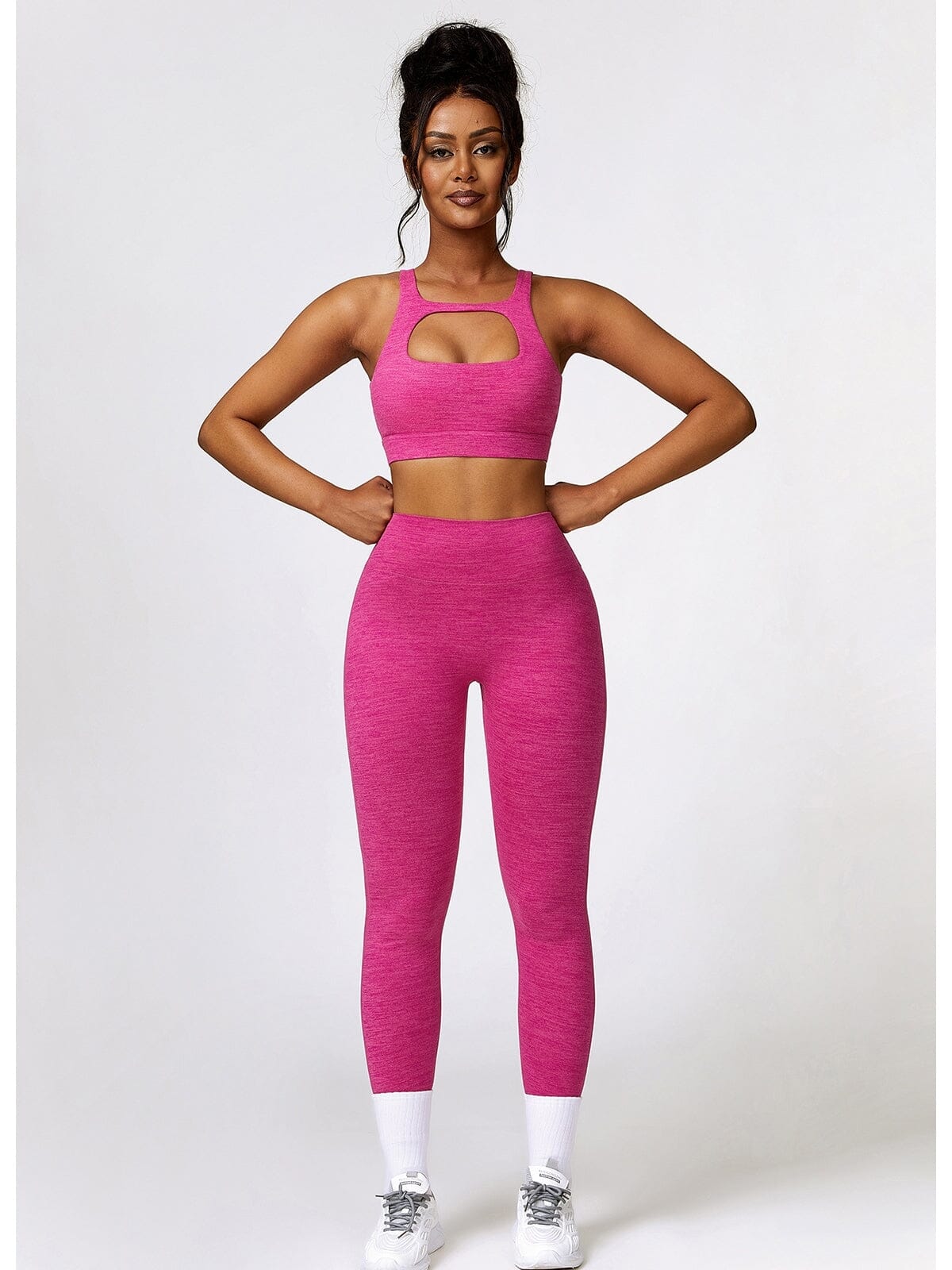 Legging Push Up Poches Chiné - Joséphine