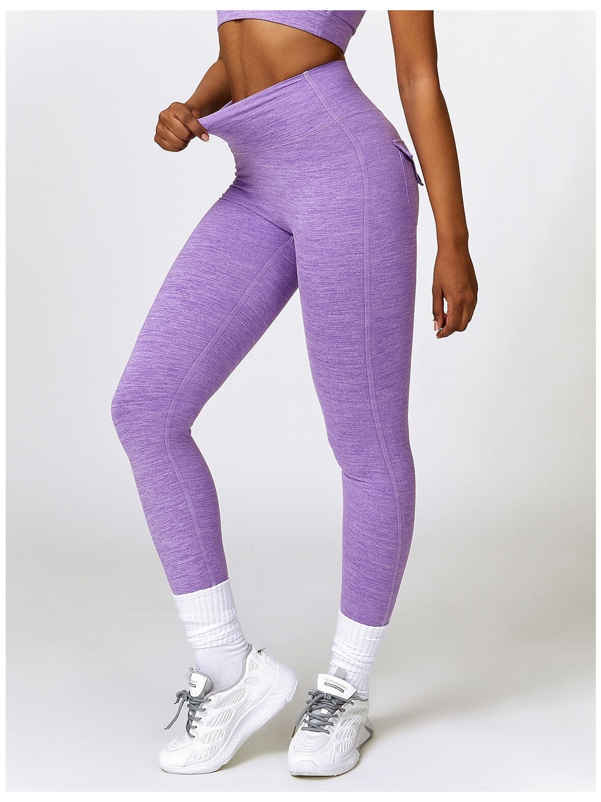 Legging Push Up Poches Chiné - Joséphine