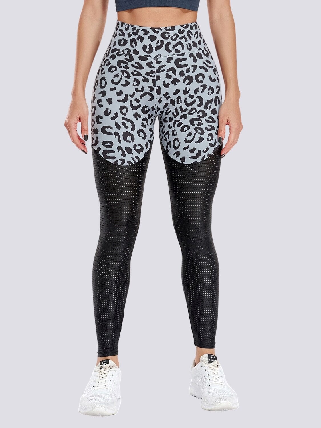 Legging Respirant Sport Sans Couture Push Up - Léopard