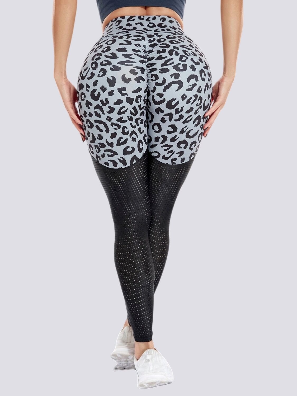 Legging Respirant Sport Sans Couture Push Up - Léopard