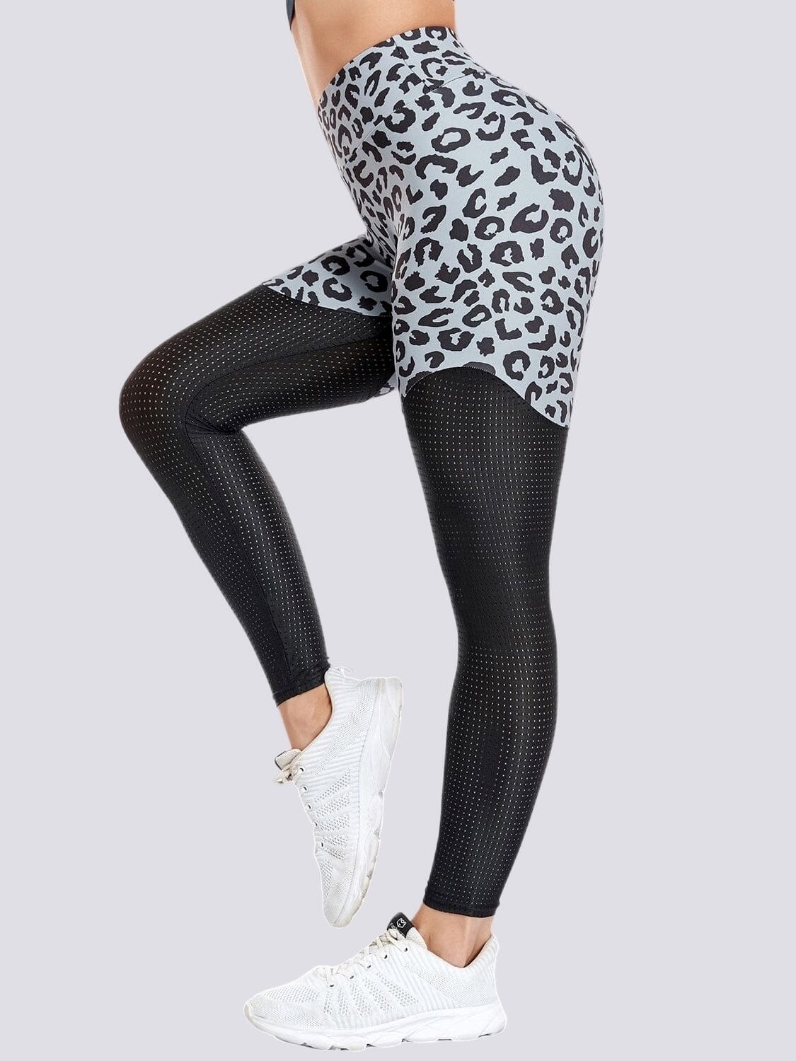 Legging Respirant Sport Sans Couture Push Up - Léopard