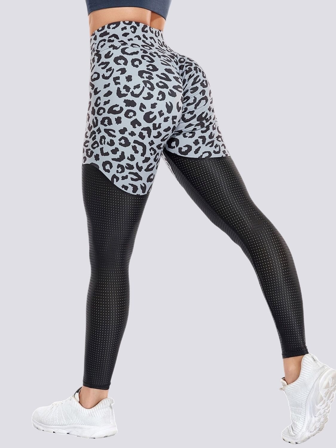 Legging Respirant Sport Sans Couture Push Up - Léopard